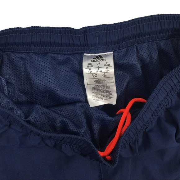 BY171 Adidas Lined Nylon Athletic Swim Trunks L - Picture 5 of 5